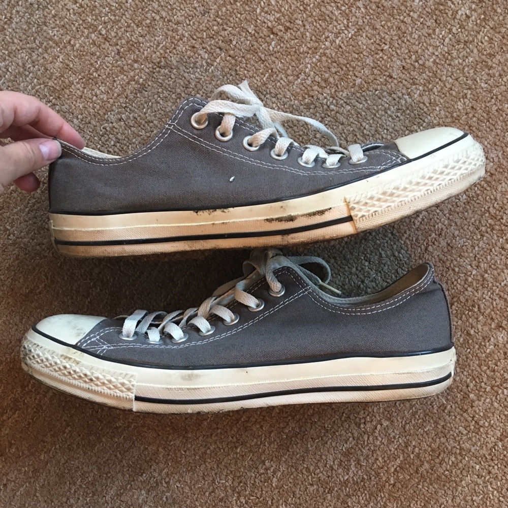 Gray Chuck Taylors